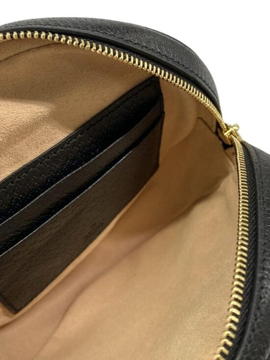 Gucci Sac Ophidia Mini Backpack Black Green Red Leather
